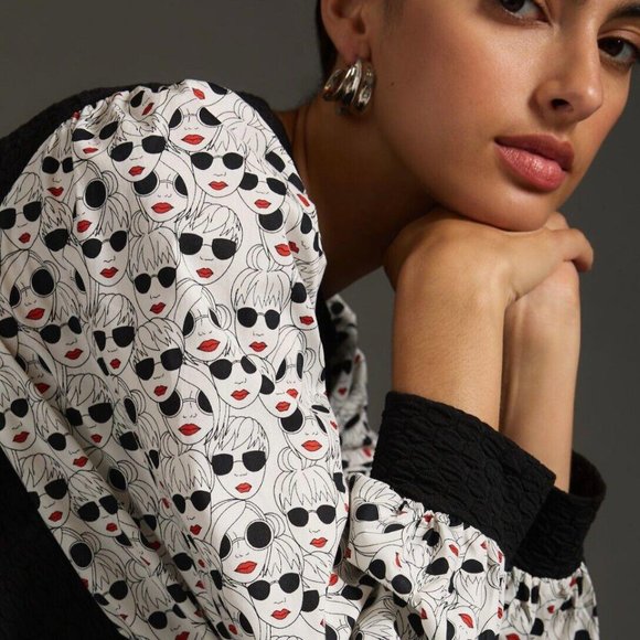 Anthropologie Porridge Tops - 011 Anthropologie Porridge Textured Sweatshirt Size Small Brand New with Tags